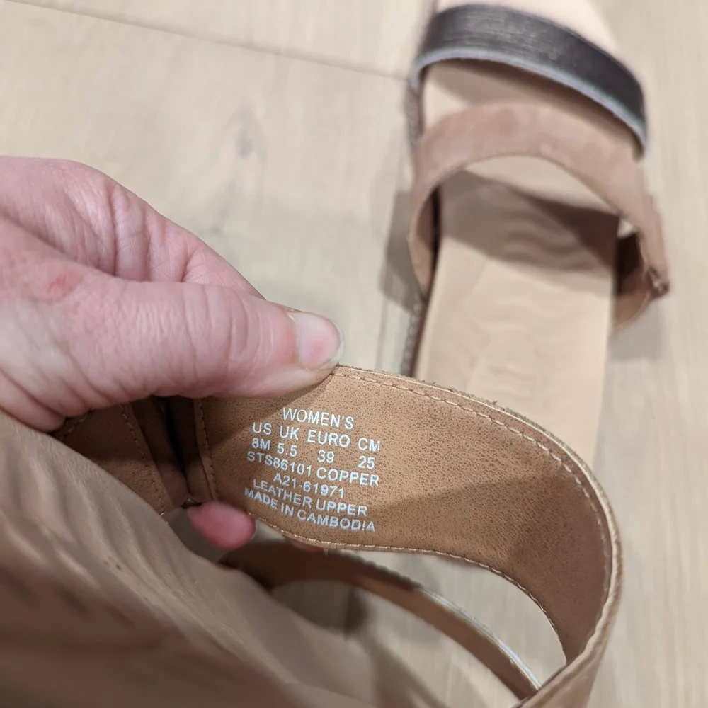 Stylish Women's Sandals in Brown - Picture 4 of 8